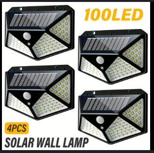 Miniatura 2 de combox4 lampara solor 100 led